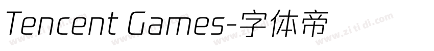 Tencent Games字体转换